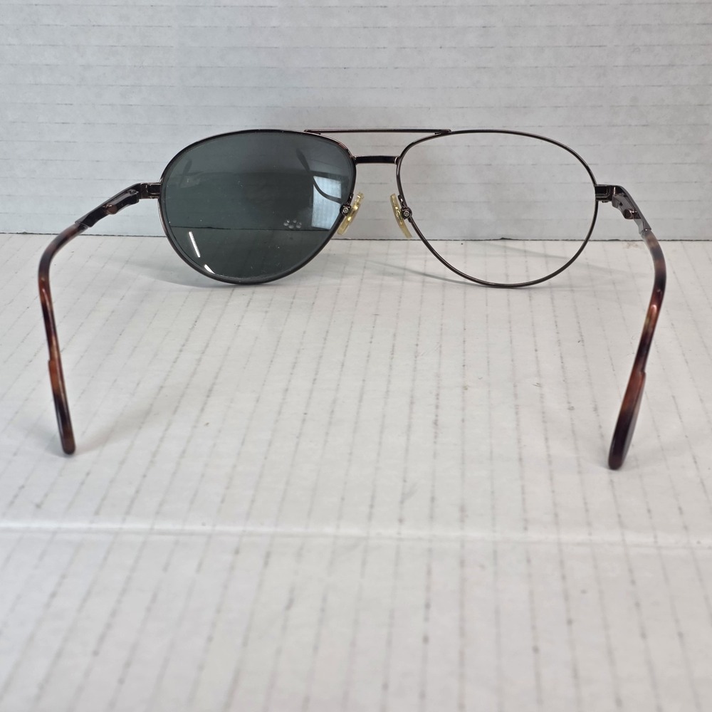VTG Serengeti 6684 Eyeglass Frames Brown Metal Tortoise‎ Arms Japan*FRAMES ONLY* - Picture 2 of 10